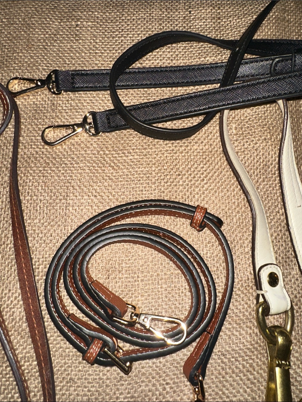 Lot of 11 Purse Straps Women Multi Color/Style Replacement Crossbody leather - Picture 13 of 13